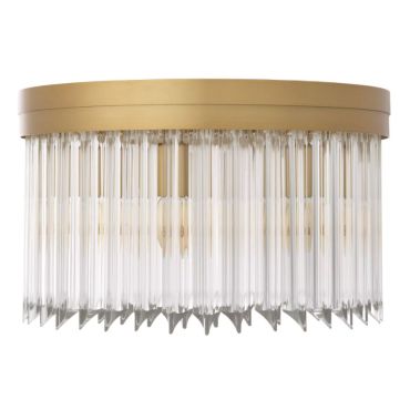 Evina Antique Brass Ceiling Lamp