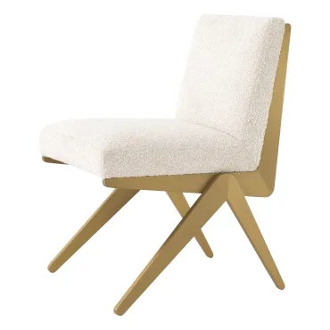Fico Boucle Cream Dining Chair