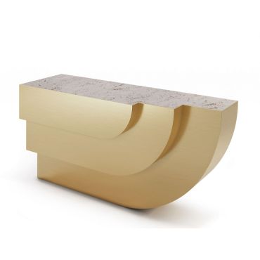 Fossil Console - Customise Metal, Stone