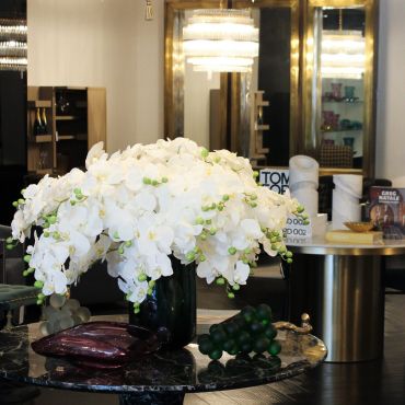 Orchid Stem White 100cm