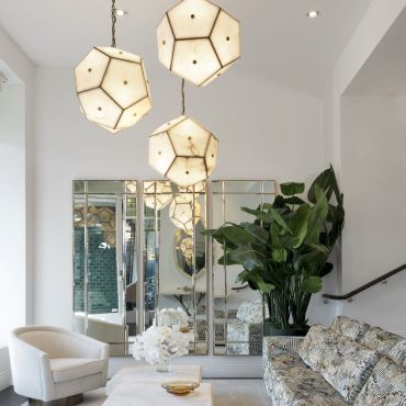 Beaumont Vintage Brass Tall Mirror