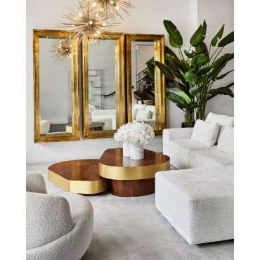 Magenta Rectangular Mirror