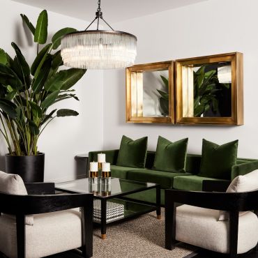 Hector Large Bronze Highlight Chandelier