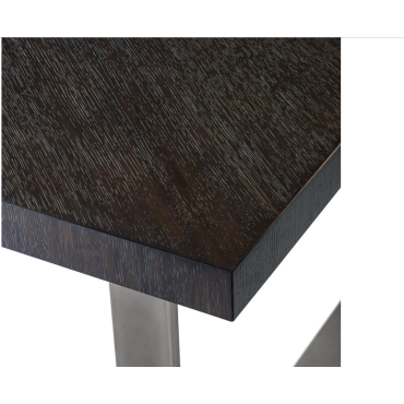 Borghese Charcoal Oak Veneer Dining Table
