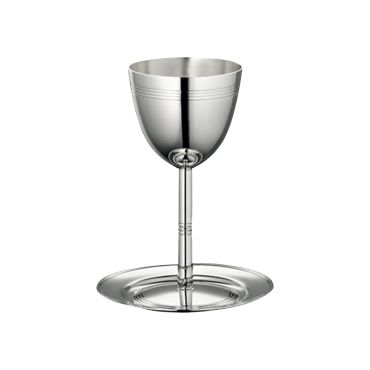 Judaique Silver-Plated Kiddouch Cup