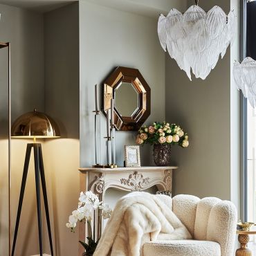 Coyote Gold Floor Lamp