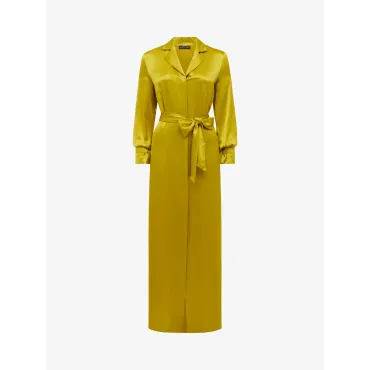 Elizabeth Long Robe - Gold