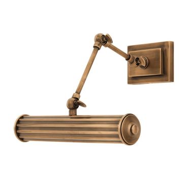 Luca Small Brass Wall Lamp