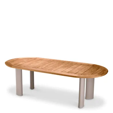 Mogador Natural Teak Outdoor Dining Table 