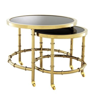 Nestor Gold Side Table - Set of 2