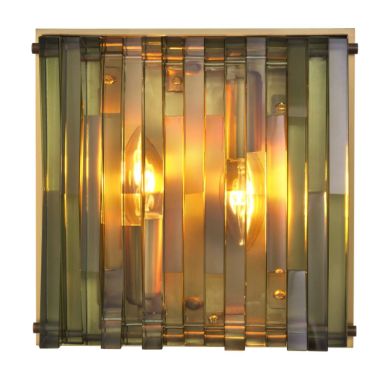 Nuvola Antique Brass Small Wall Lamp