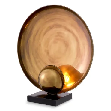 Odessa Vintage Brass Table Lamp