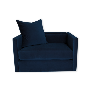 Pillow Signature Velvet Love Seat - Customise