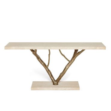 Primitive Travertine Console - Customise