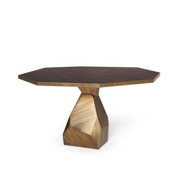 Rock Brass Dining Table - Customise