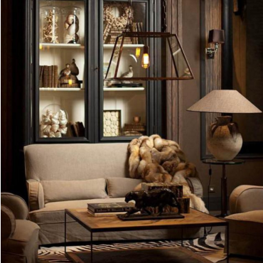 HARPERS LAMP SMALL ZINC