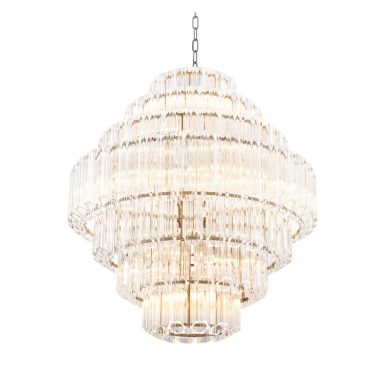 Vittoria Large Nickel Chandelier