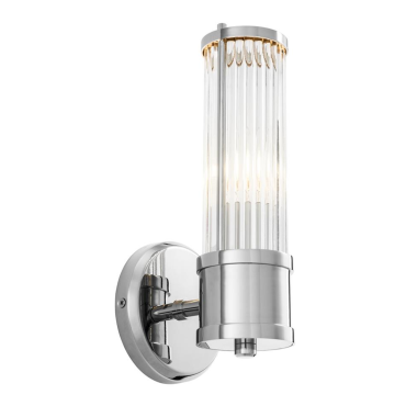 Claridges Nickel Single Wall Lamp