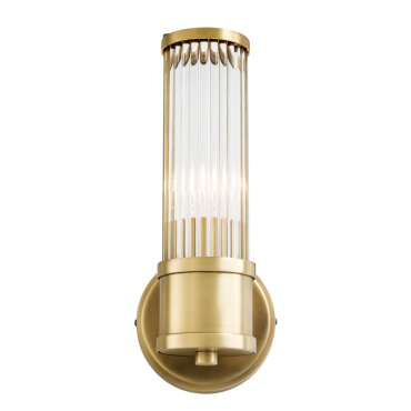Claridges Brass Single Wall Lamp
