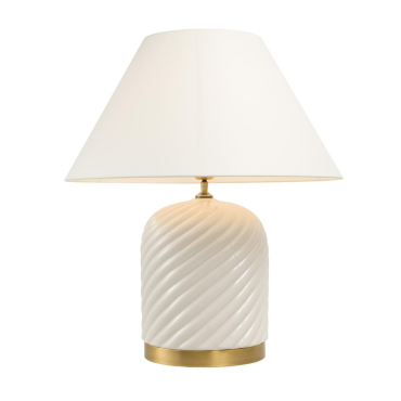 Savona White Ceramic Table Lamp
