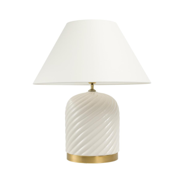 Savona White Ceramic Table Lamp