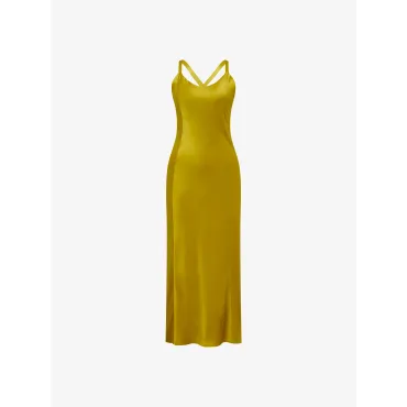 Brigitte Slip Dress - Gold