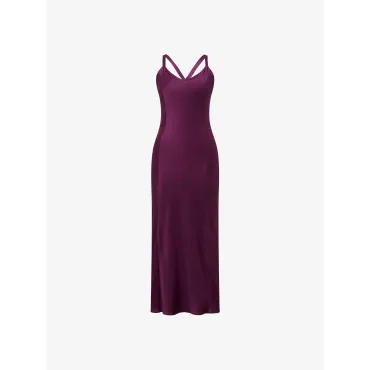 Brigitte Slip Dress - Magenta