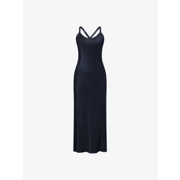 Brigitte Slip Dress - Navy
