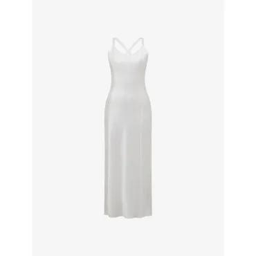 Brigitte Slip Dress - White