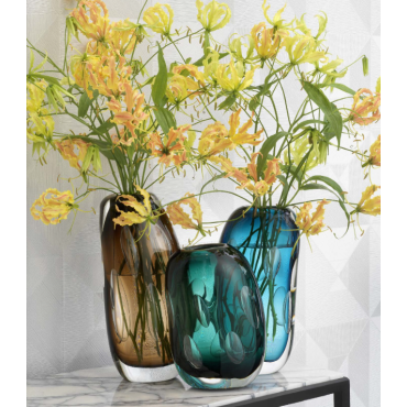 Sianni Medium Blue Glass Vase