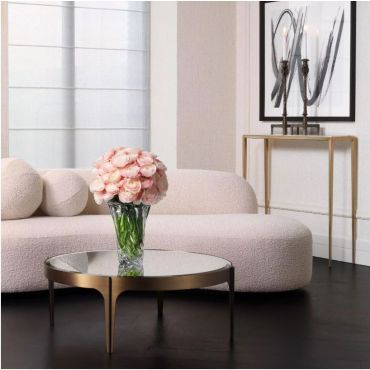 Artemisa Small Coffee Table Brushed Brass