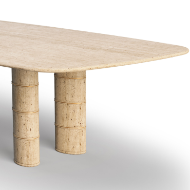 Bamboo Stone Dining Table - Customise