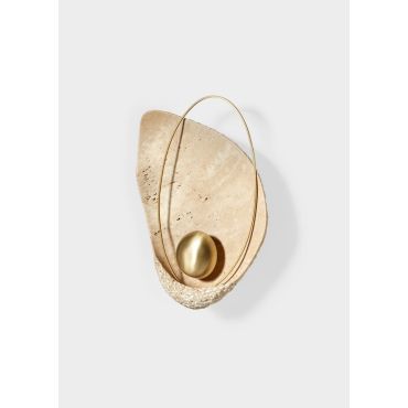 GINGER & JAGGER PEARL WALL SCONCE CARRARA MARBLE