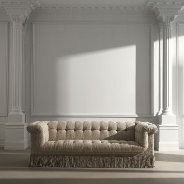 Dorantes Boucle Sonata Cream Sofa