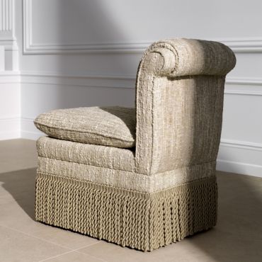 Fairburn Boucle Sonata Cream Dining Chair