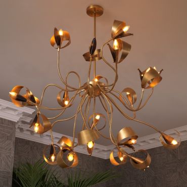Corrientes Antique Brass Chandelier