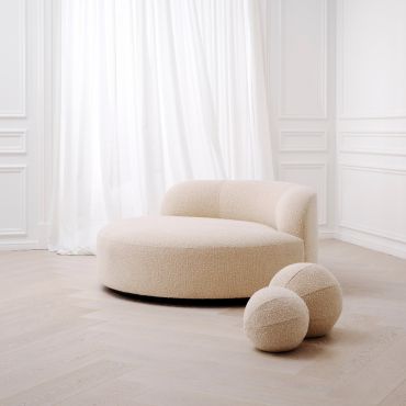 Palla Large Boucle Cream Pillow