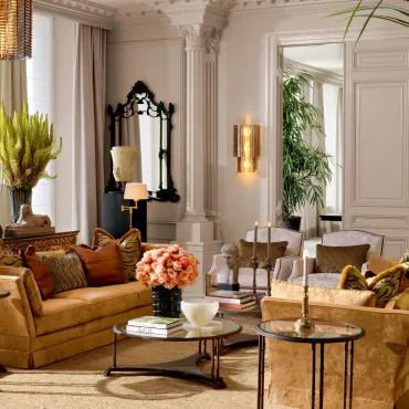 Carnier Vintage Brass Candle Holder 