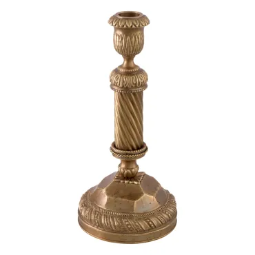 Carnier Vintage Brass Candle Holder 