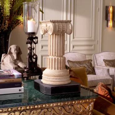 Artemis Marble Column Object 