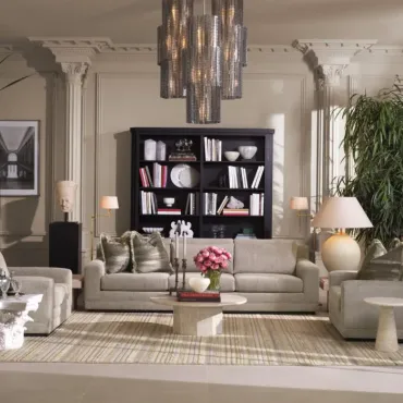 Imperial Smoke Glass Chandelier 