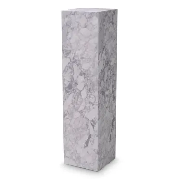 Lucca White Marble Large Column