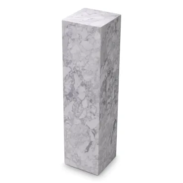 Lucca White Marble Large Column
