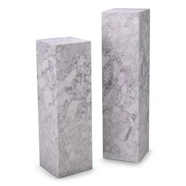 Lucca White Marble Small Column