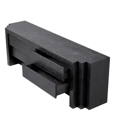 Metropolitan Charcoal Grey Large Dresser 