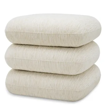 Greenwich Jacquard Off-White Stool