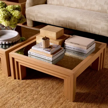 Metropolitan Oak Veneer Coffee Table