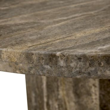 Florence Silver Travertine Coffee Table