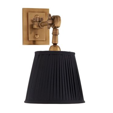EICHHOLTZ WENTWORTH WALL LAMP SINGLE/BLK